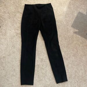 TAHARI Faux suede black pant